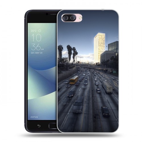 Дизайнерский пластиковый чехол для Asus ZenFone 4 Max Лос-Анджелес