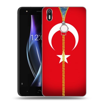 Дизайнерский силиконовый чехол для BQ Aquaris X Флаг Турции (на заказ)