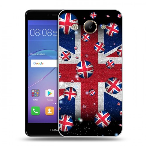 Дизайнерский пластиковый чехол для Huawei Y3 (2017) Флаг Британии