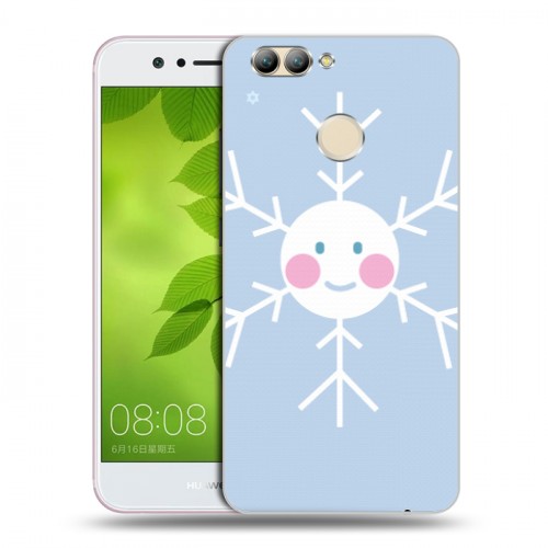 Дизайнерский пластиковый чехол для Huawei Nova 2 снежинка