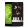 Дизайнерский пластиковый чехол для Huawei Nova 2 Plus Дизайнерское пианино