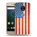 Дизайнерский силиконовый чехол для Motorola Moto G5s Флаг США