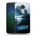 Дизайнерский пластиковый чехол для Motorola Moto G5s Plus Need For Speed