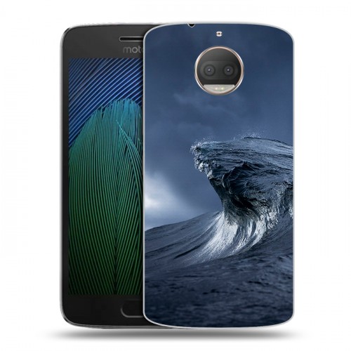 Дизайнерский пластиковый чехол для Motorola Moto G5s Plus волны