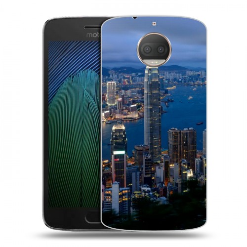 Дизайнерский пластиковый чехол для Motorola Moto G5s Plus Гонконг