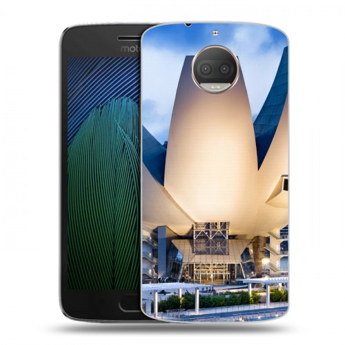 Дизайнерский пластиковый чехол для Motorola Moto G5s Plus Сингапур