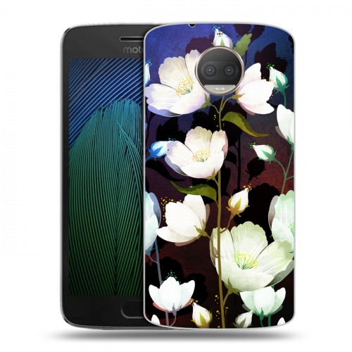 Дизайнерский пластиковый чехол для Motorola Moto G5s Plus Органические цветы