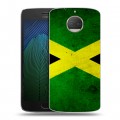 Дизайнерский пластиковый чехол для Motorola Moto G5s Plus Флаг Ямайки