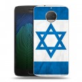 Дизайнерский пластиковый чехол для Motorola Moto G5s Plus Флаг Израиля
