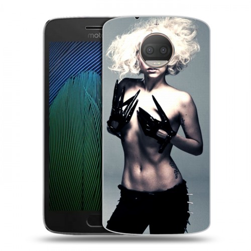 Дизайнерский пластиковый чехол для Motorola Moto G5s Plus Леди Гага