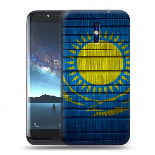 Дизайнерский силиконовый чехол для Doogee BL5000 Флаг Казахстана