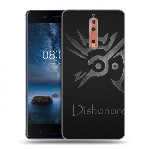 Дизайнерский пластиковый чехол для Nokia 8 Dishonored 2