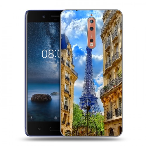Дизайнерский пластиковый чехол для Nokia 8 Париж