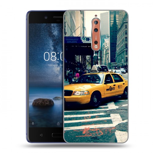 Дизайнерский пластиковый чехол для Nokia 8 Нью-Йорк