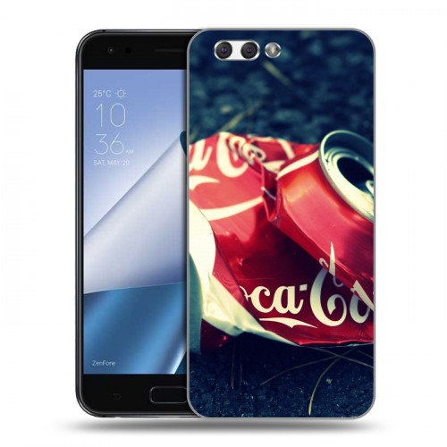 Дизайнерский пластиковый чехол для ASUS ZenFone 4 ZE554KL Coca-cola