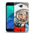 Дизайнерский пластиковый чехол для ASUS ZenFone 4 Selfie Юрий Гагарин