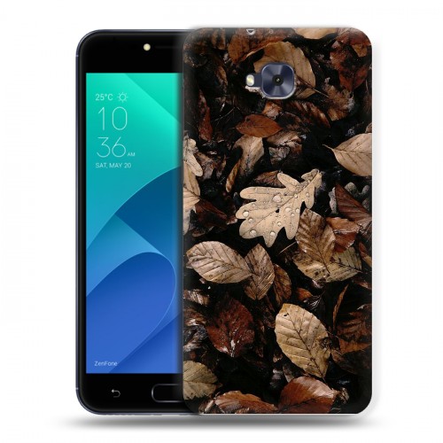 Дизайнерский пластиковый чехол для ASUS ZenFone 4 Selfie Нуарные листья