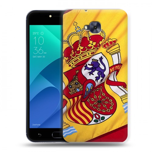 Дизайнерский пластиковый чехол для ASUS ZenFone 4 Selfie Флаг Испании
