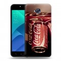 Дизайнерский пластиковый чехол для ASUS ZenFone 4 Selfie Coca-cola