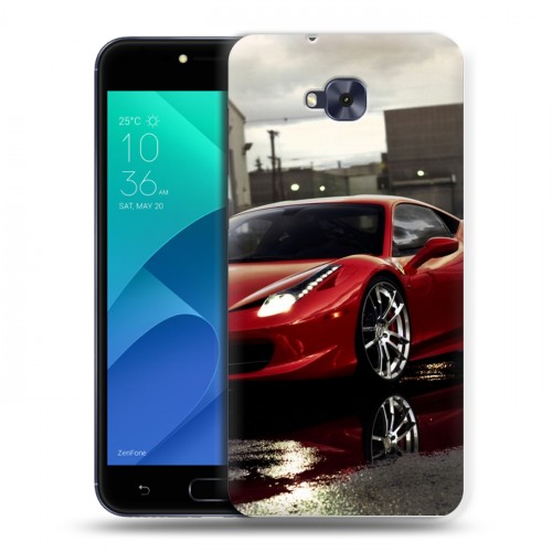 Дизайнерский пластиковый чехол для ASUS ZenFone 4 Selfie Ferrari