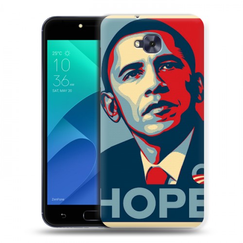 Дизайнерский пластиковый чехол для ASUS ZenFone 4 Selfie Барак Обама