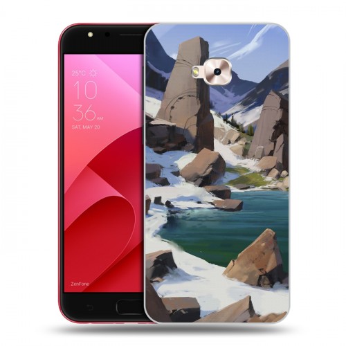 Дизайнерский пластиковый чехол для ASUS ZenFone 4 Selfie Pro Романтика путешествий