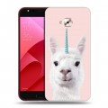 Дизайнерский пластиковый чехол для ASUS ZenFone 4 Selfie Pro Мятные звери