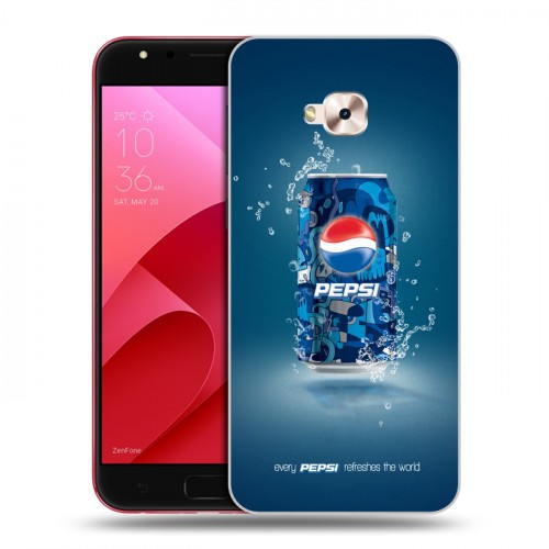 Дизайнерский пластиковый чехол для ASUS ZenFone 4 Selfie Pro Pepsi