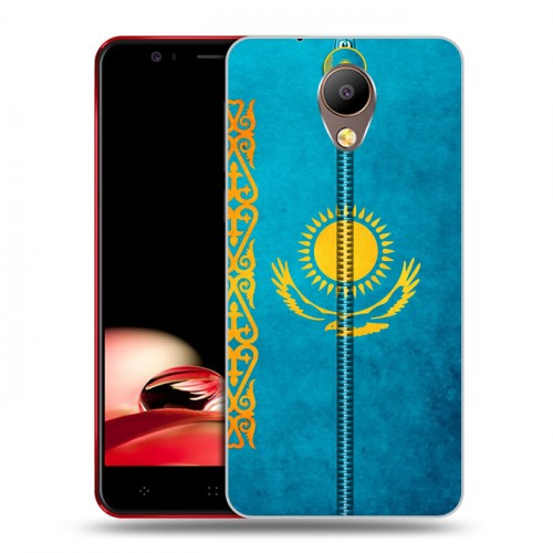 Дизайнерский пластиковый чехол для Elephone P8 Флаг Казахстана