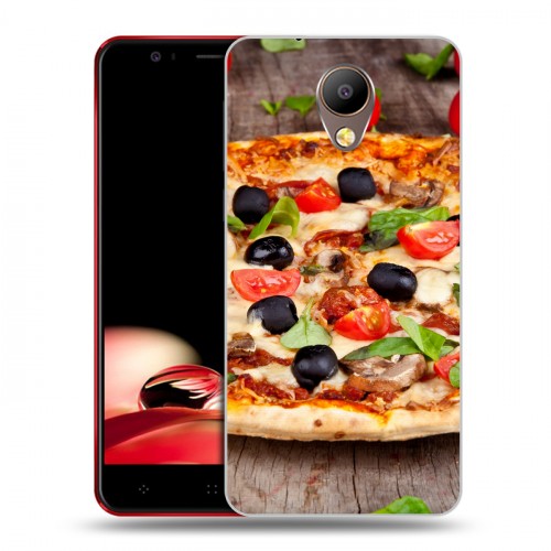 Дизайнерский пластиковый чехол для Elephone P8 Пицца