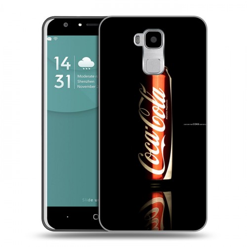 Дизайнерский пластиковый чехол для Doogee Y6 Coca-cola
