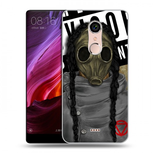 Дизайнерский силиконовый чехол для BQ Strike Selfie Max Бандитские маски