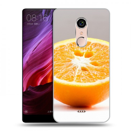 Дизайнерский силиконовый чехол для BQ Strike Selfie Max Апельсины