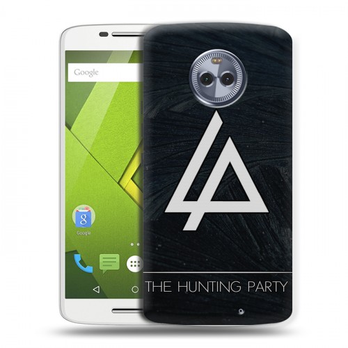 Дизайнерский пластиковый чехол для Motorola Moto X4 Linkin Park