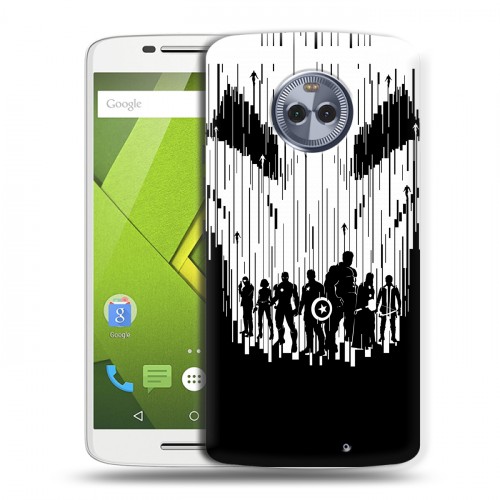 Дизайнерский пластиковый чехол для Motorola Moto X4 Мстители