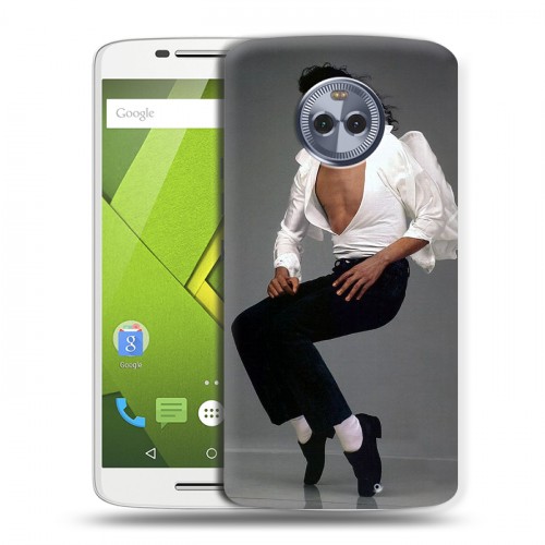 Дизайнерский пластиковый чехол для Motorola Moto X4 Майкл Джексон