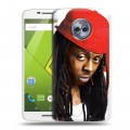 Дизайнерский пластиковый чехол для Motorola Moto X4 Lil Wayne