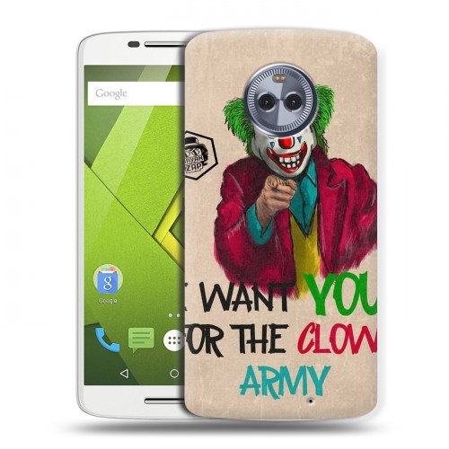 Дизайнерский пластиковый чехол для Motorola Moto X4 Джокер