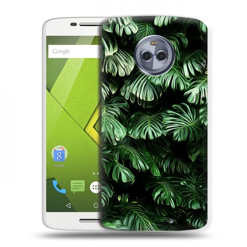Дизайнерский пластиковый чехол для Motorola Moto X4 Нуарные листья