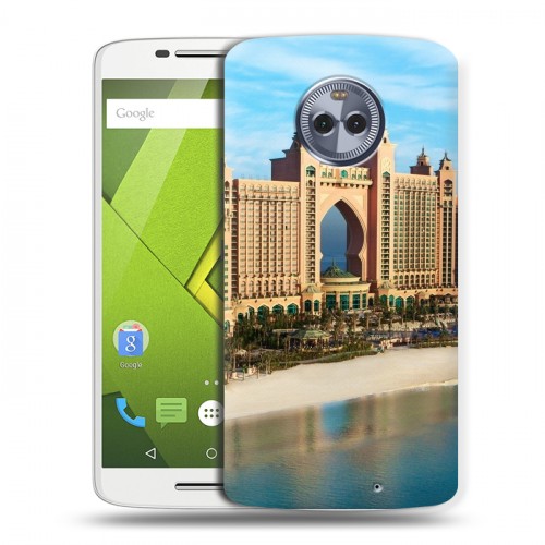 Дизайнерский пластиковый чехол для Motorola Moto X4 Дубаи