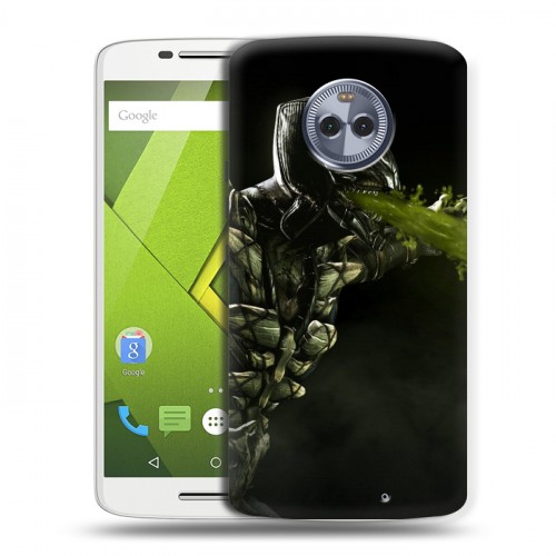 Дизайнерский пластиковый чехол для Motorola Moto X4 Mortal Combat