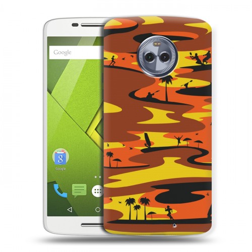 Дизайнерский пластиковый чехол для Motorola Moto X4 Камуфляжи