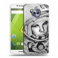 Дизайнерский пластиковый чехол для Motorola Moto X4 Юрий Гагарин