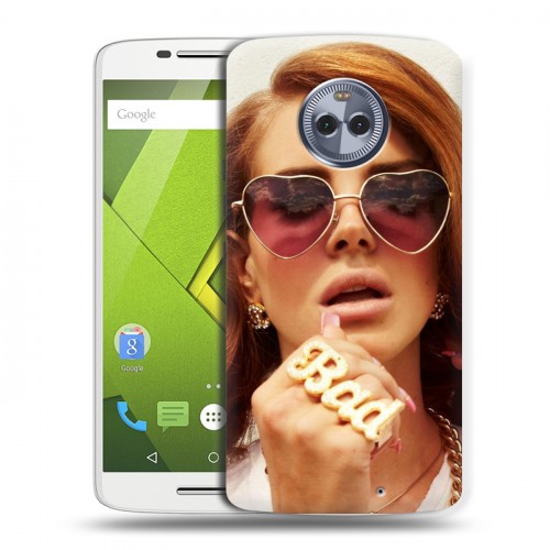 Дизайнерский пластиковый чехол для Motorola Moto X4 Лан Дел Рей