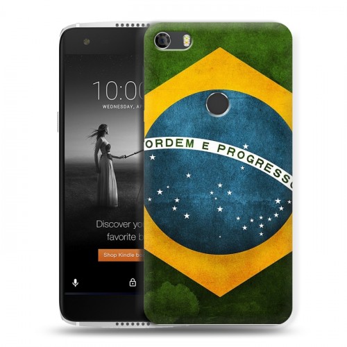 Дизайнерский силиконовый чехол для Alcatel Idol 5S Флаг Бразилии