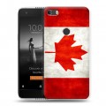 Дизайнерский силиконовый чехол для Alcatel Idol 5S Флаг Канады