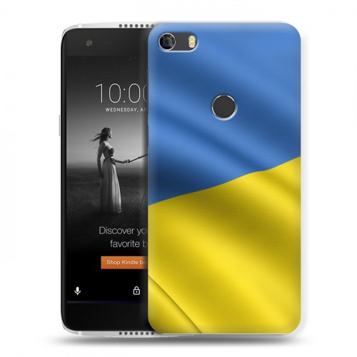 Дизайнерский силиконовый чехол для Alcatel Idol 5S Флаг Украины