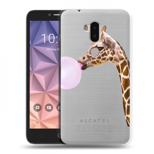 Дизайнерский силиконовый чехол для Alcatel A7 XL Мятные звери