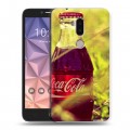 Дизайнерский силиконовый чехол для Alcatel A7 XL Coca-cola