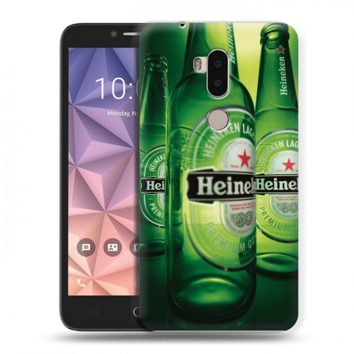 Дизайнерский силиконовый чехол для Alcatel A7 XL Heineken